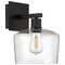 Access Lighting Port Nine Chardonnay, Chardonnay LED Wall Sconce, Matte Black Finish, Seeded Glass 63144LEDDLP-MBL/SDG - alternate 9